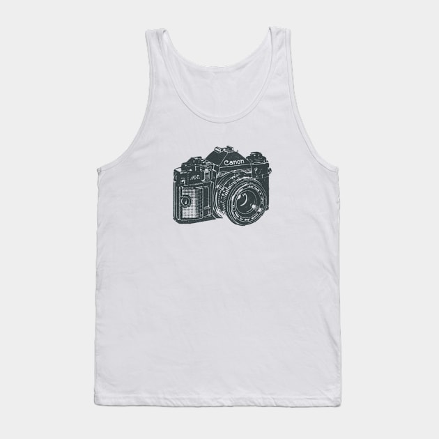 Canon A-1 35mm Film camera Tank Top by chris@christinearnold.com